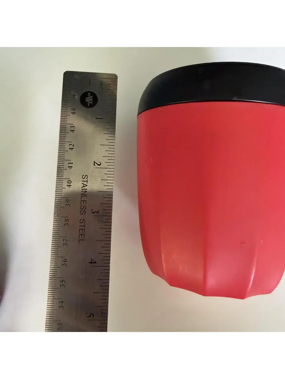 Red and Black Handheld Animal Paw Washing Tool with Silicone Bristles